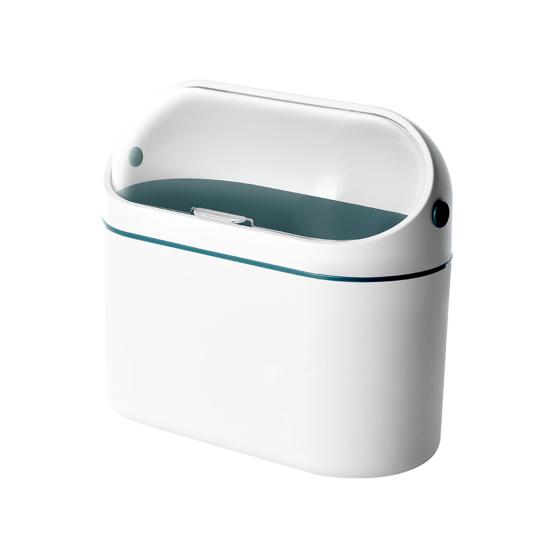 Countertop Trash Can with Clear Lid Large Capacity Detachable Modern Min Waste Rubbish Garbage Storage Bin Kitchen Supplies