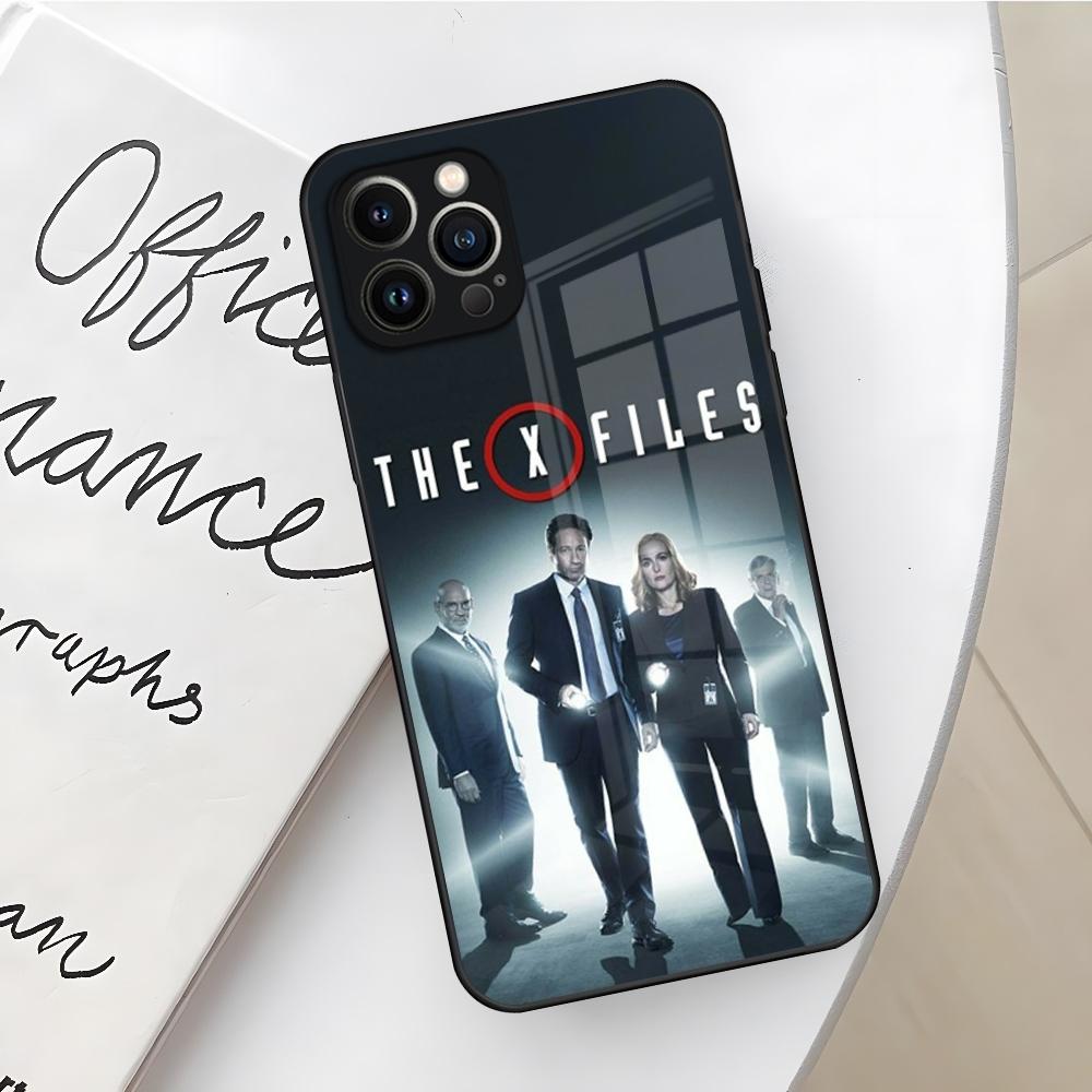 Чехол для телефона X-Files Я хочу верить для iPhone 17 16 Air 15 14 12 11 13 Pro Max Mini X Xr Xs Se Puls стеклянная крышка