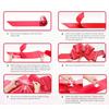 30-дюймовая пластиковая лента DIY Craft Fabric Ленты Бантики Рождественские Большие Подарочные Бантики Корзина Подарки Венок Сборщик Украшение для Вечеринки