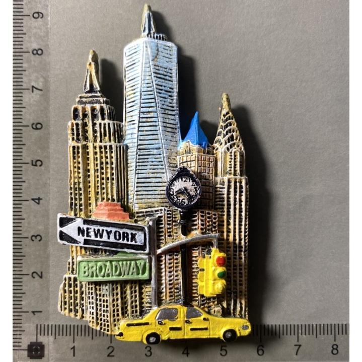Нью-Йорк, США Наклейки на холодильник Туристические сувениры Наклейки на холодильник Украшения для дома