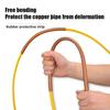 Copper Pipe Protector PE Plastic Pipe Bending Tool Anti-Deformation Copper Pipe Protection Tube for Air Conditioning
