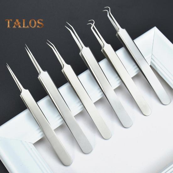 Набор из 8 инструментов для удаления черных точек с ящиком для хранения, нержавеющая сталь, двойной наконечник, экстрактор для удаления комедонов, акне, носа, лица, косметический инструмент