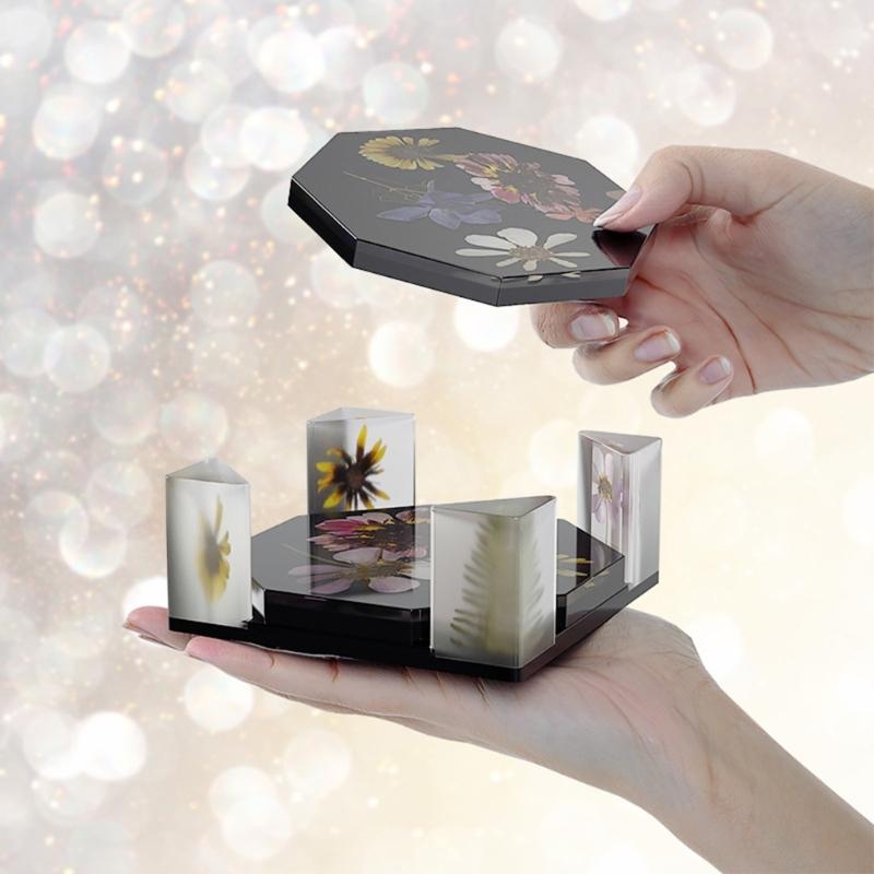 Уникальные восьмиугольные формы Прочная силиконовая форма Домашний аксессуар для персонализации Подстаканников и декоративных элементов Ежедневное использование