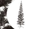 Slim Black Christmas Tree 210 cm