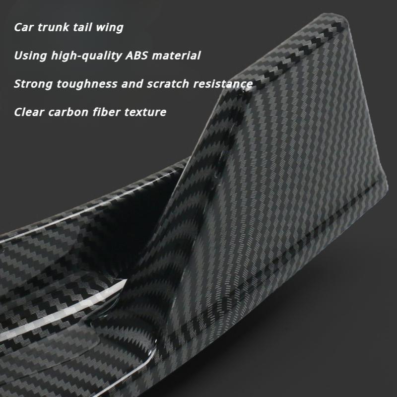 Carbon Fiber Rear Bumper Lip Trunk Spoiler For BMW 3 Series E90 E92 E902006-2012 PSM Style Wing Splitter Gloss Black