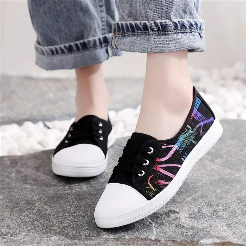 Cresfimix Sapatos Femininas женские милые туфли со шнуровкой белого цвета с круглым носком для школьников, черные удобные нескользящие туфли на шнуровке A1462