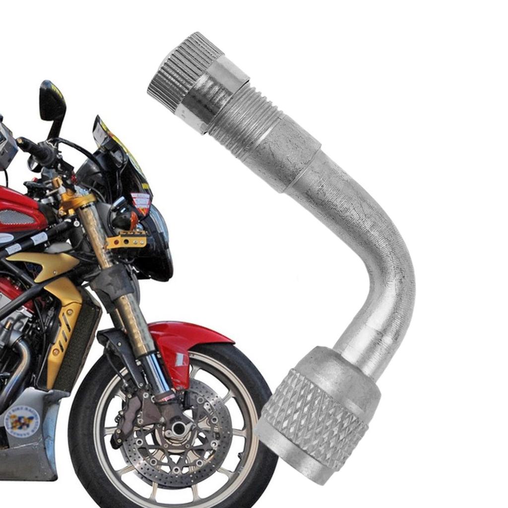 Motorcycle Air Valve, Tire Valve Extension Adapter, 90° Extension, L-Type, Air Valve, For Moped