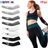 1 Pair Cooling Arm Sleeves - Uv Protection & Compression For Sports (Football/Baseball/Cycling) - Christian Youth & Adult Sizes