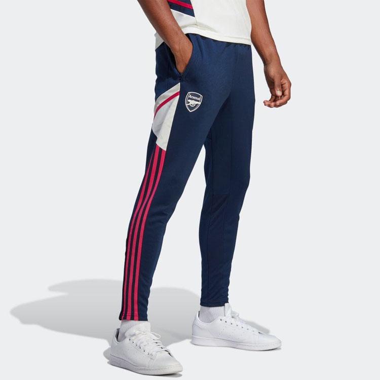 adidas Мужские вязаные спортивные штаны темно-синие HT4434
