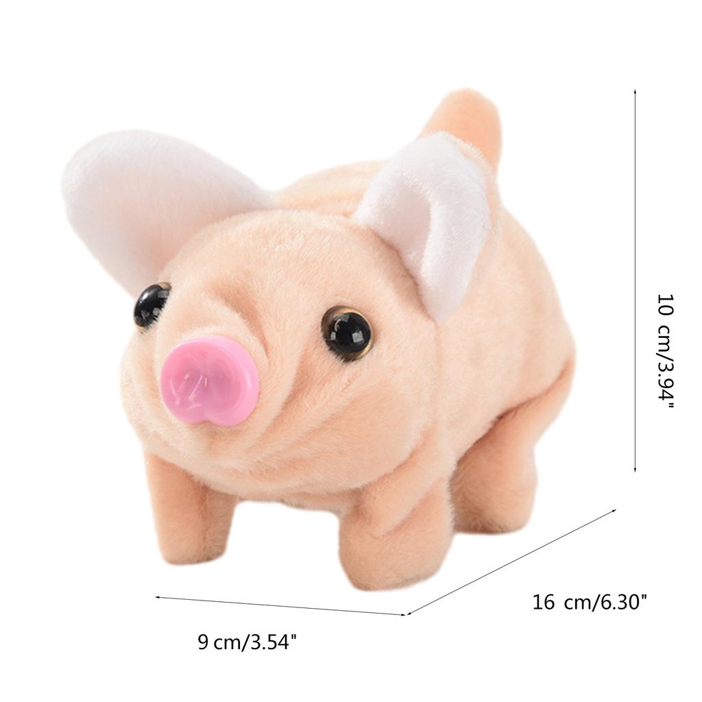Stuffed Animal Oinking Walking Pig Nose Twitching Electric Plush Toy Great Gifts for Toddlers Boys Girls Kids