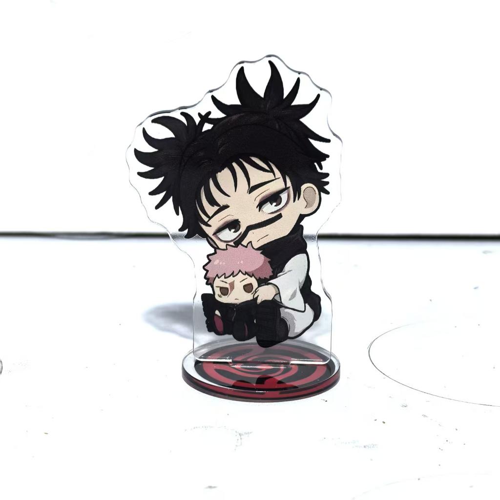 Anime Figure Jujutsu Kaisen 8cm Choso Zenin Naoya Nanami Kento Mini Stand Acrylic Ornaments Model Collections Dolls Gifts