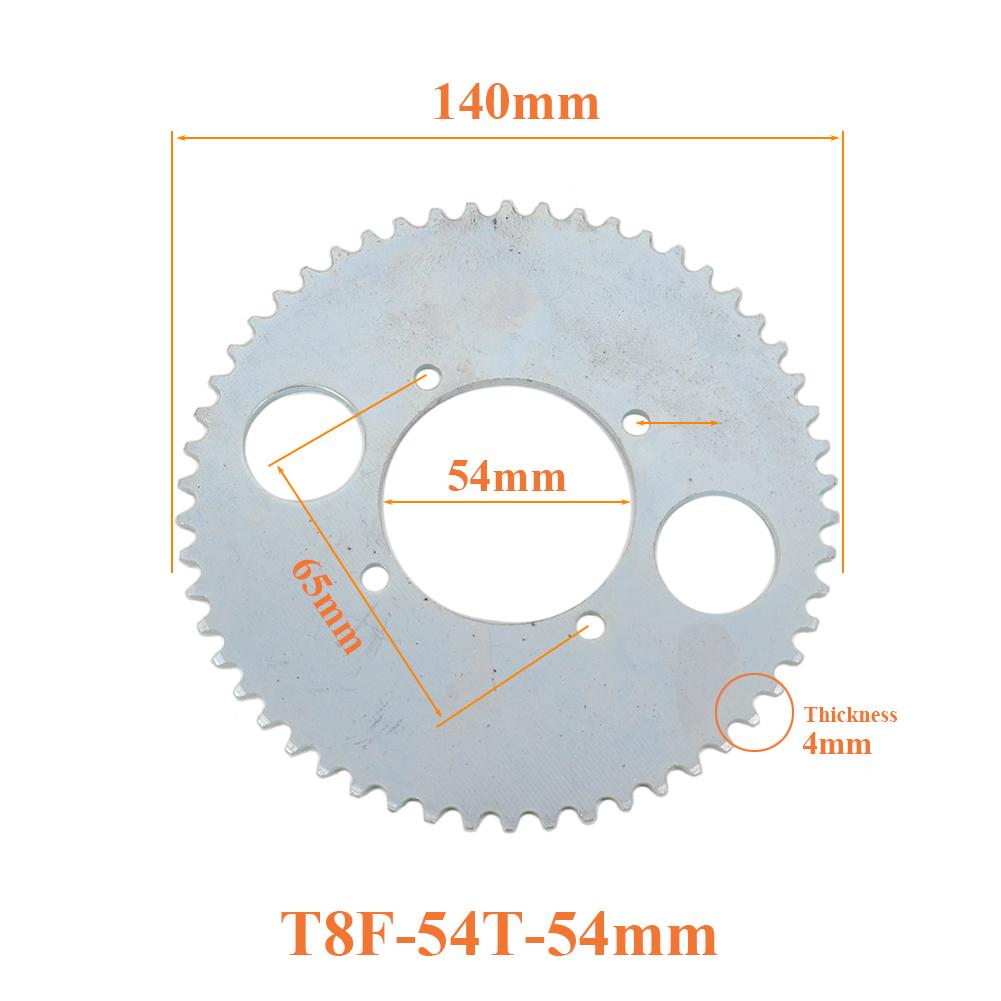 47cc 49cc T8F Цепь 35T 38T 44T 54T 64T 26MM 29MM 35MM 54MM Зубья Звездочка Комплекты Для Мини Мото Квадроцикла Квадроцикла 2-тактный Двигатель Запчасти