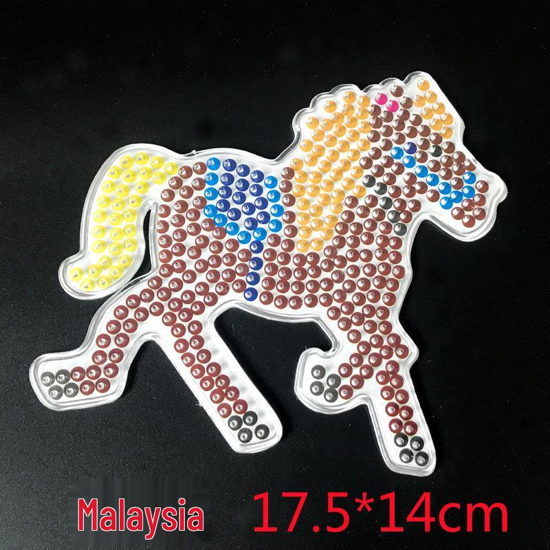 Экологичный шаблон из 5мм бусин Perler: Детская развивающая доска-пазл для самостоятельной сборки