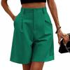 Шорты до колена, женские повседневные шорты-бермуды Damen, эластичные шорты Weites Bein, шорты Knie Sommer Mit Taschen