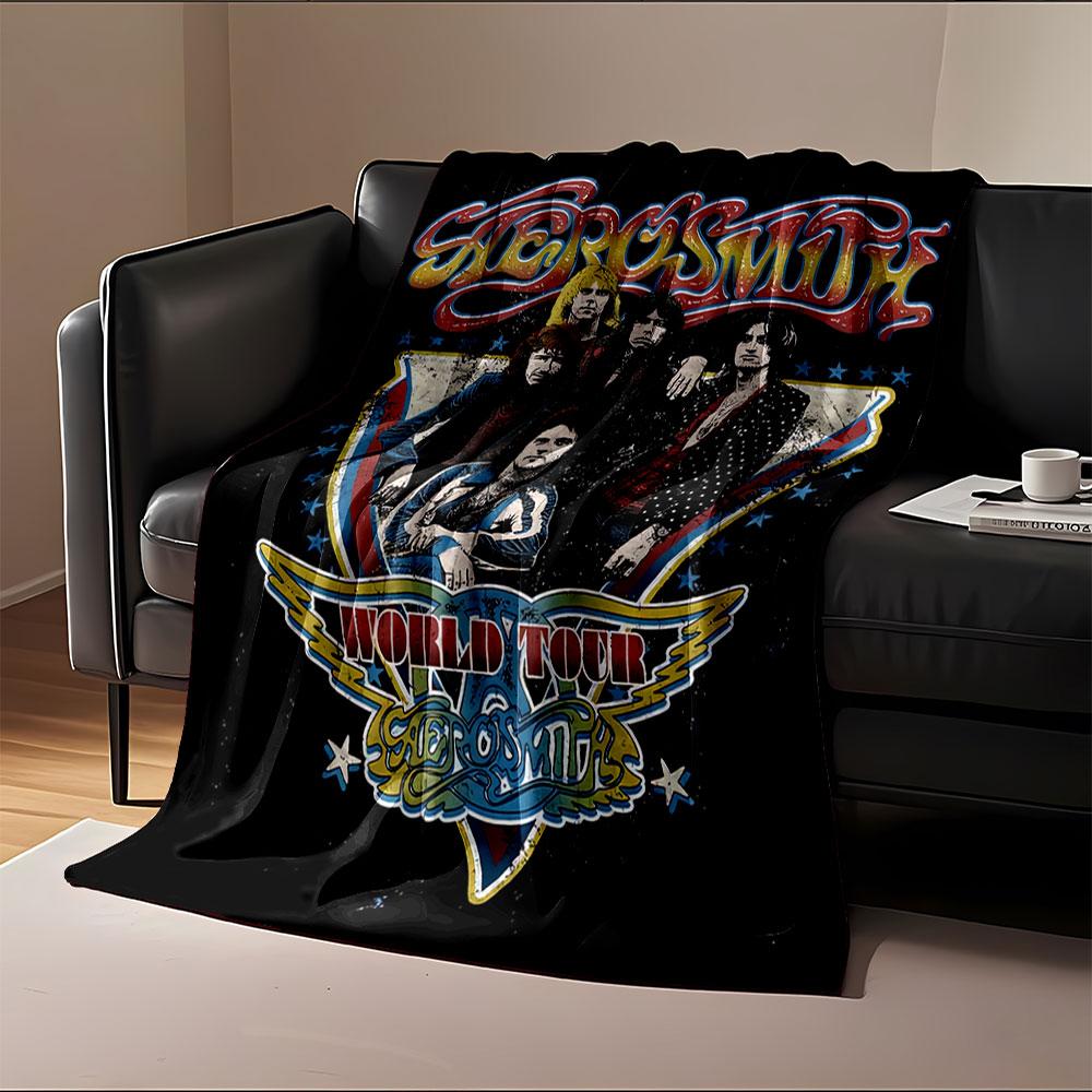 Плед Aerosmith World Tour для всех сезонов плед для обеденного перерыва плед подарок