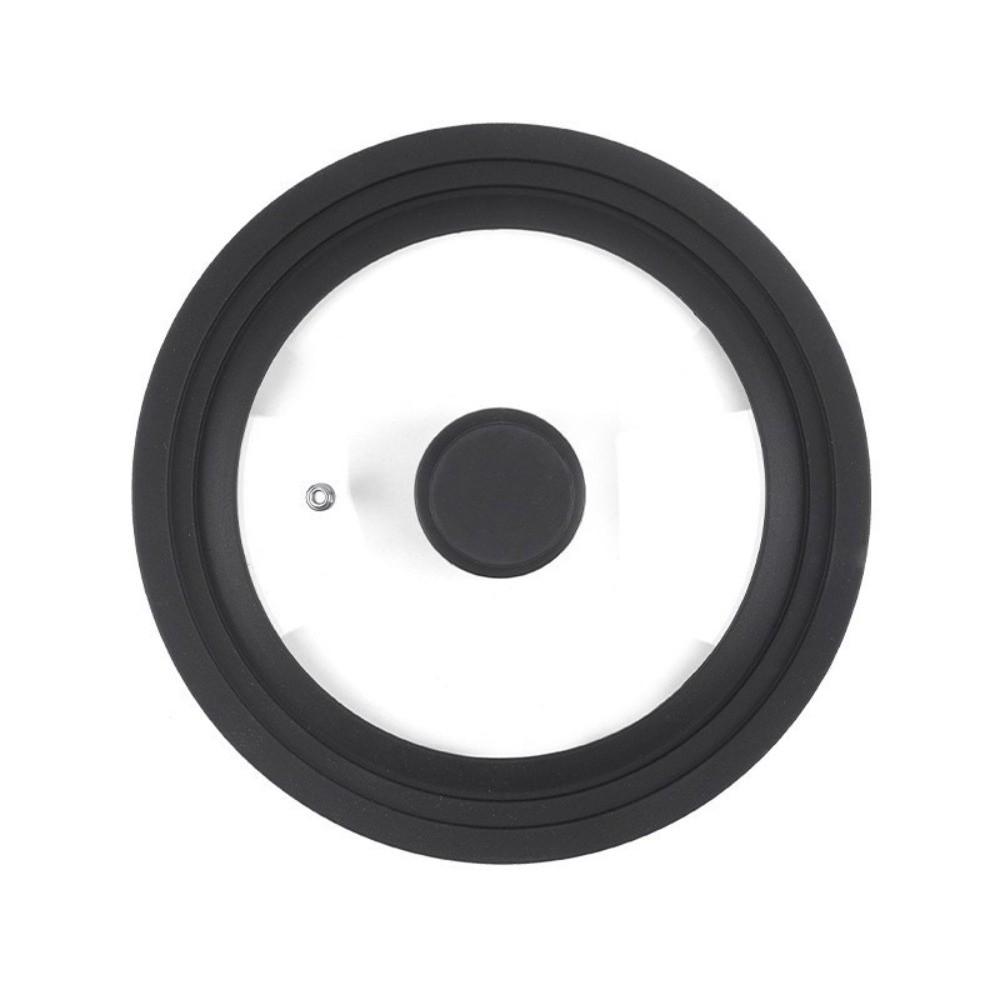 Силиконовый ободок Круглая крышка для кастрюли Универсальная крышка для сковороды Запасная крышка Кухонная утварь