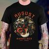 Винтажная Черная Хлопковая Футболка August Burns Red Все Размеры BL189 Унисекс