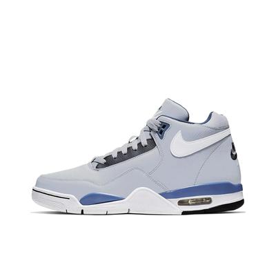Детские баскетбольные кроссовки Flight Legacy Mid Top Серые Синие BO4212-001