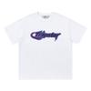 Cross-border new graffiti letter printing European and American street trendy brands loose and versatile casual men's and women's short-sleeved round
