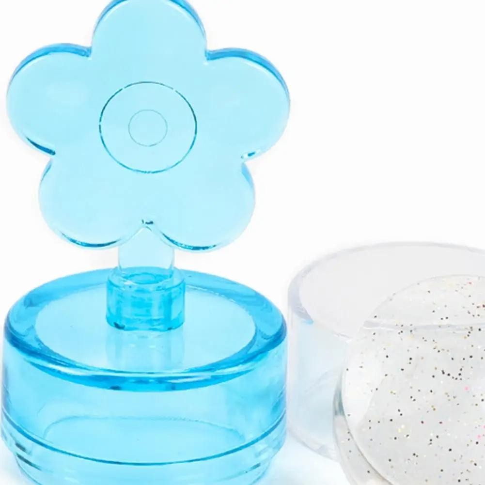 1 Set Nail Stamp Tool & Nail Scraper Transparent Silicone Manicure Stamp DIY Nail Art Tools Nail Salon Template Seal Stamp