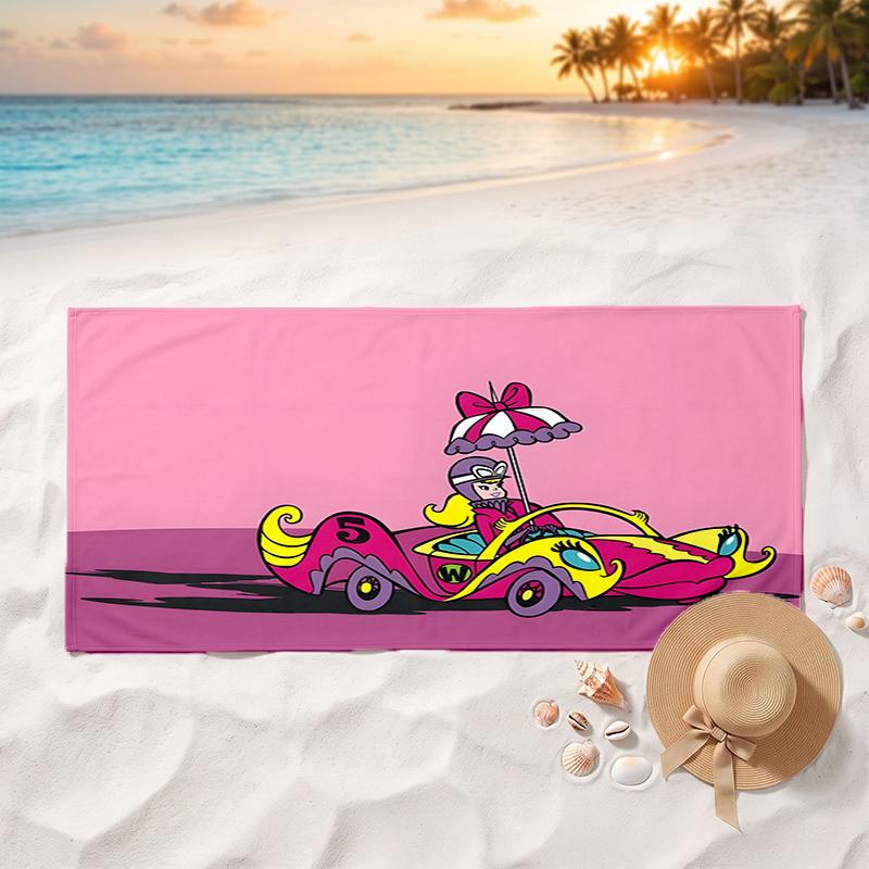 Pitstop Soft and comfortable beach towel perfect for vacations and poolside use an ideal gift for summer holidays