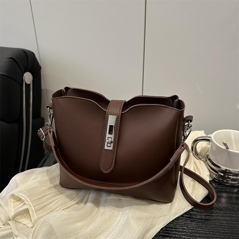 Новая сумка-ведро Большая вместимость Ретро-сумка Новая модная сумка Сумка через плечо Весенняя женская сумка