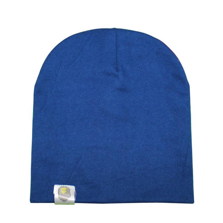 Новая детская уличная танцевальная хип-хоп шапка хлопковая шапочка весна осень малыша шапка для мальчиков и девочек зимняя теплая однотонная полосатая детская шапка