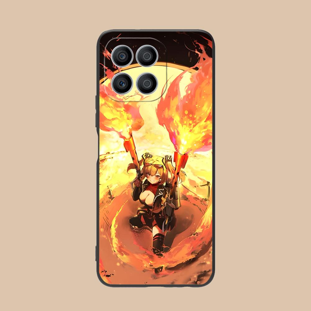 Чехол для телефона Zenless Zone Zero Burnice для Honor 90 80 70 60 50 30 20 10 9 8 7 Pro S SE Lite 5G Черный Красивый Смартфон Роскошный