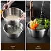 Homeglen 304 Stainless Steel Colander & Basin Set