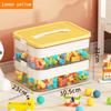 Stackable Plastic Organizer for Lego Building Blocks and Toys, Large Pieces, and Parts, for Kids