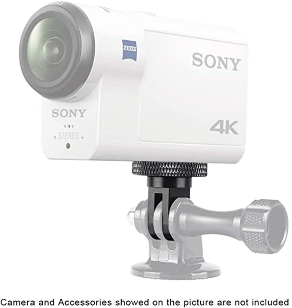 Aluminum Alloy 1/4 Inch Mini Tripod Adapter Mount for GoPro Hero 12 10 9 8 5 Black Sjcam M10 Xiaomi Yi 4K Eken Go Pro Accessory