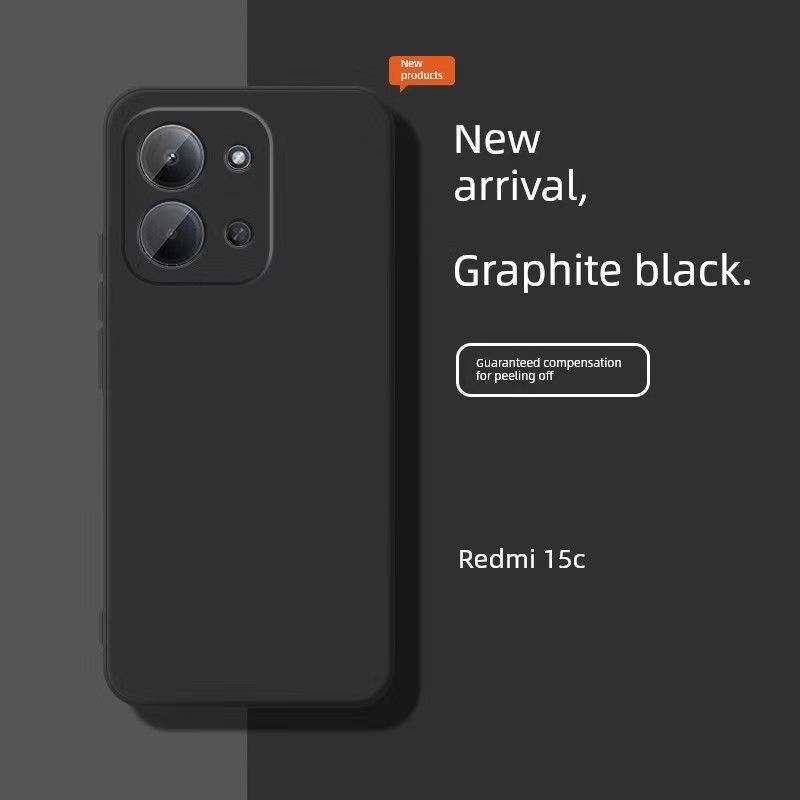 Для Xiaomi Redmi 15C 4G 5G Чехол Квадратный Жидкий Силикон Защитный Задняя Крышка Телефона Чехлы Для Redmi15c