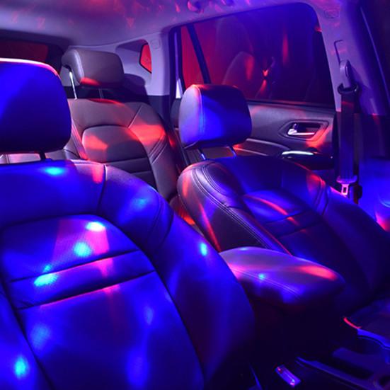 Регулируемый автомобильный диско-шар, супер яркий, USB-перезаряжаемый, мини-размер, портативный, активируемый звуком, многоцветный автомобильный диско-светильник