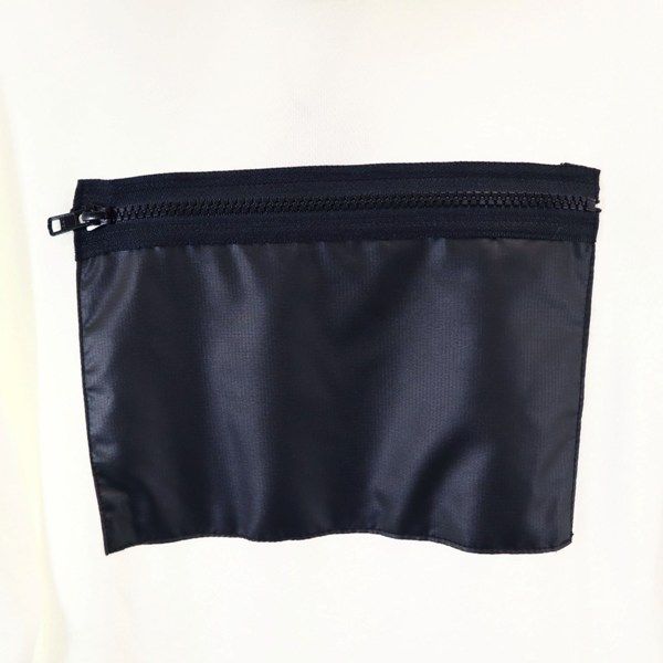 Совершенно новый Star Star Re:МОДЕЛЬ Лонгсливы Худи Рваный нейлоновый карман Мужские Б/У