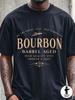 1 шт. Мужская 100% быстросохнущая футболка с графическим принтом Bourbon, дышащая, с круглым вырезом, короткий рукав, унисекс