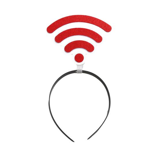 Женщины Девушки Повязка на голову Вопросительный знак Декор Эластичный обруч для волос Аксессуар для волос Свадьбы Вечеринки Повседневная одежда