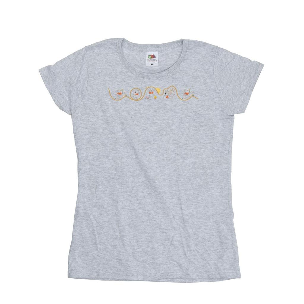 Disney Womens/Ladies Winnie The Pooh Tigger Line Cotton T-Shirt