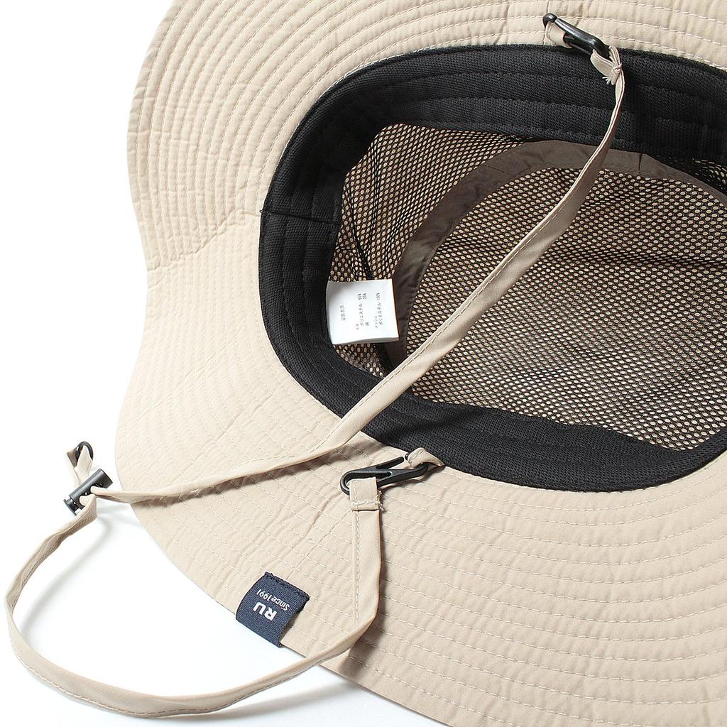 Базовая шляпа сафари Энчи из тефлона, ручная работа, защита от солнца и УФ-лучей, подбородочный шнурок, бежевая 2, водоотталкивающая, моющаяся, защита 99,9%, UPF50+, вентиляция, дышащая,