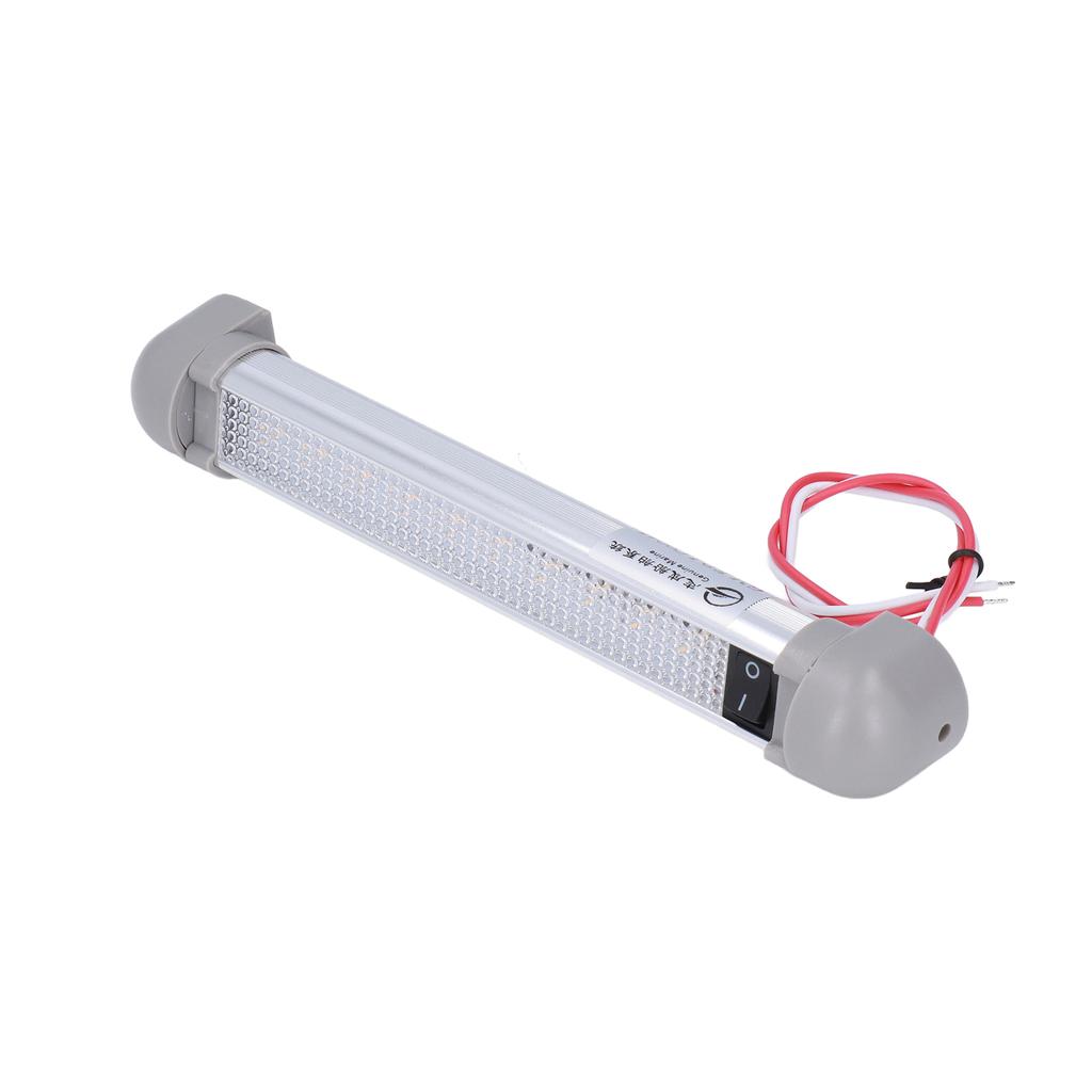 8.9in LED Awning Light Bar DC12V 24V 2W 180 degrees Rotation IP66 Waterproof 720LM ON OFF Switch for RV Boat