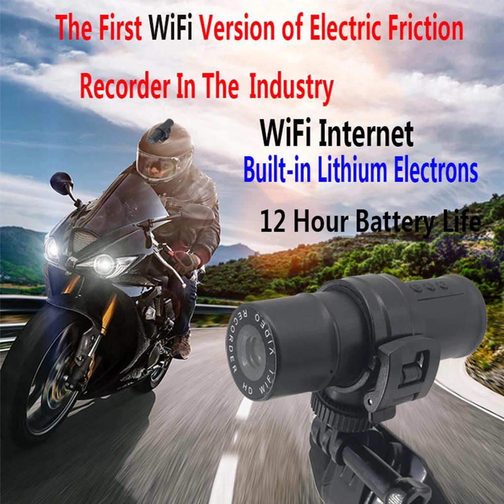 Motorcycle Driving Recorder Dvr Mobile Phone Interconnection HD 1080P Outdoor Waterproof Riding Recorder