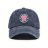 Washed and Distressed Peaked Cap Japanese Style Spring and Summer Soft Top Retro Peaked Cap Curved Brim Versatile Casual Outdoor Baseball Cap