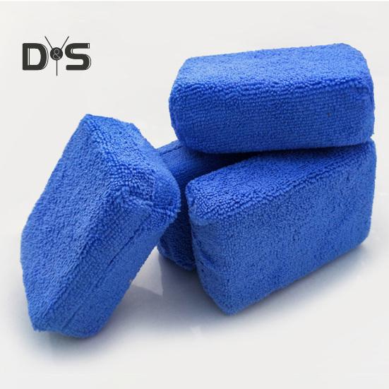 Мягкий аппликатор из микрофибры, супер водопоглощающая автомобильная губка для мытья воском, чистящая подушечка, автомобильные аксессуары