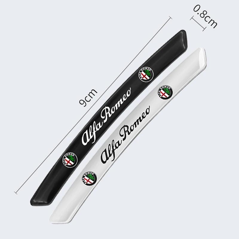 Car Styling 4Pcs Aluminum Wheel Rim Sticker Decal For Alfa Romeo Giulia Stelvio Giulietta 156 159 147 Mito Tonale Brera Disco zq6