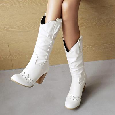 Женские короткие ботильоны на высоком каблуке, новые осенне-зимние, резные, в британском стиле, на толстом каблуке, больших размеров, повседневные короткие ботильоны