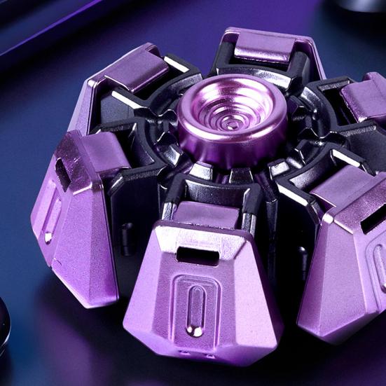 Fidget Spinner Toy Stress Anxiety Relief Teens Adults Extendable Armor Fingertip Gyroscope Portable Travel Sensory Spinning Toy