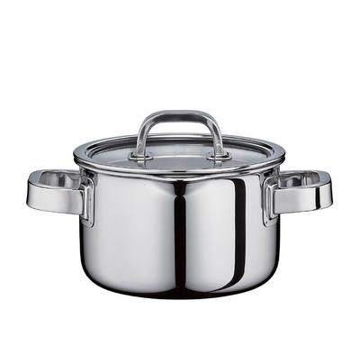 SPRING FINESSE2+ кастрюля для мяса со стеклянной крышкой 16 см 2.0 литров INDUCTION