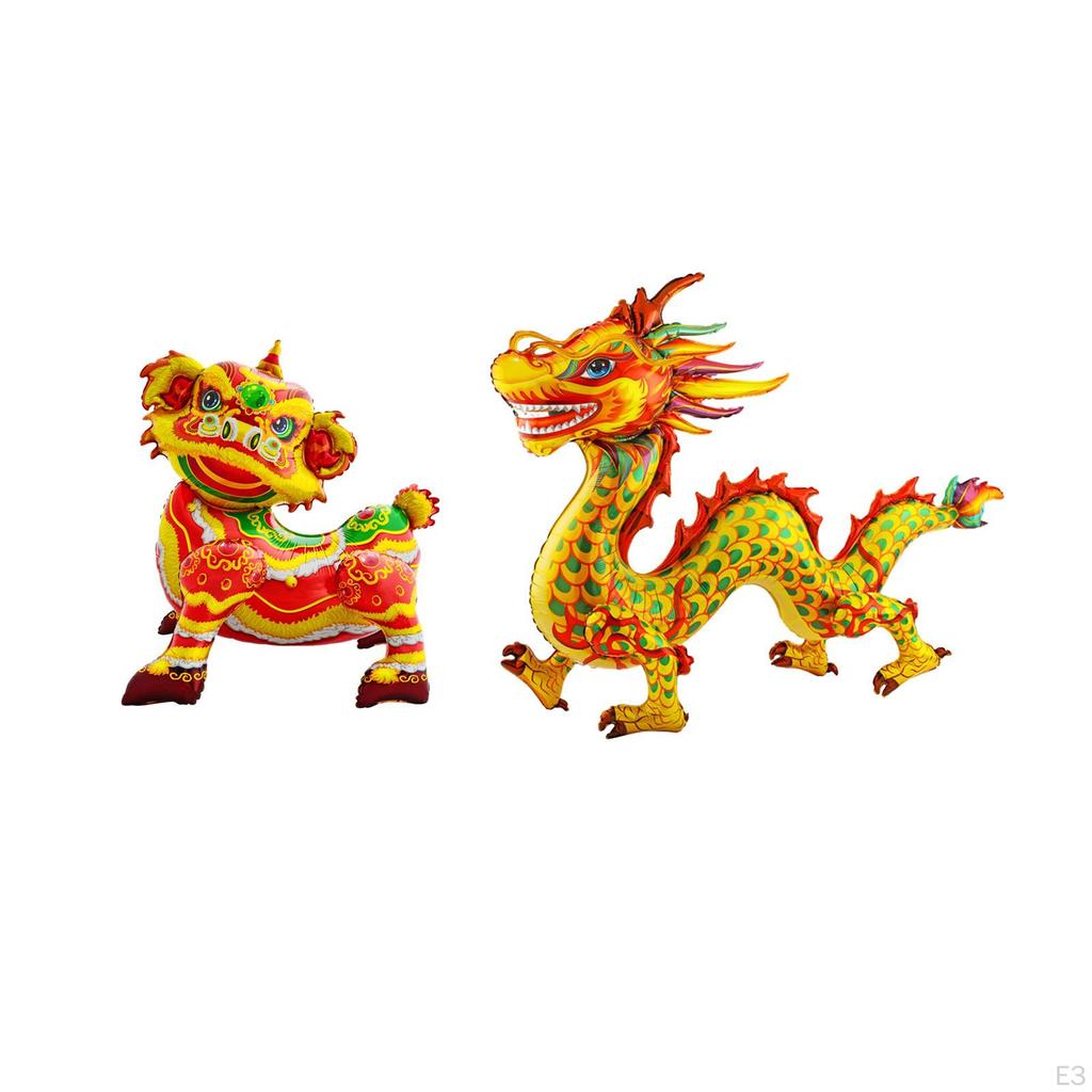 Коллекция воздушных шаров с животными китайского года для праздничных торжеств