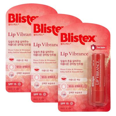 Бальзам для губ Lip Vibrance, розово-красный, 3,69 г, 3 шт.