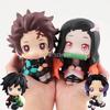 Lookup Demon Slayer Anime Figure Kimetsu No Yaiba Kamado Nezuko Kamado Tanjirou Action Figure Model Doll Toys 6cm