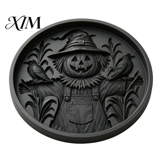 Resin Soap Making Mold Halloween Stepping Stone Mold, Reusable Plastic Molds, DIY Cement Durable Casting Form Path Maker for Garden Patio Lawn